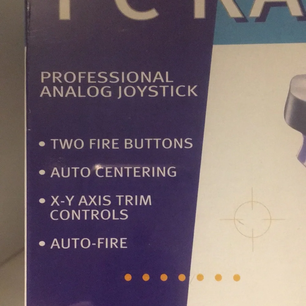 PC RAIDER PROFESSIONAL ANALOG JOYSTICK .